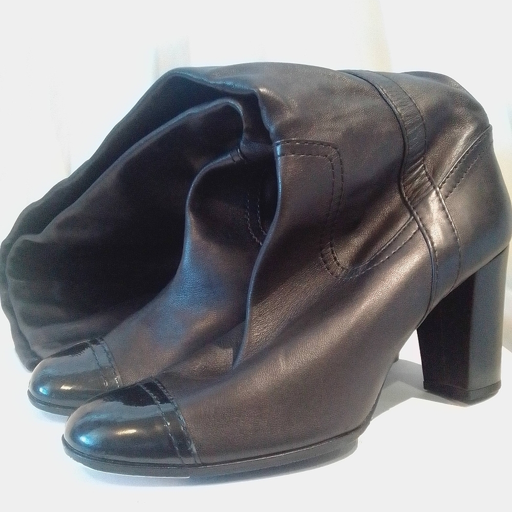 Knee high Chanel boots